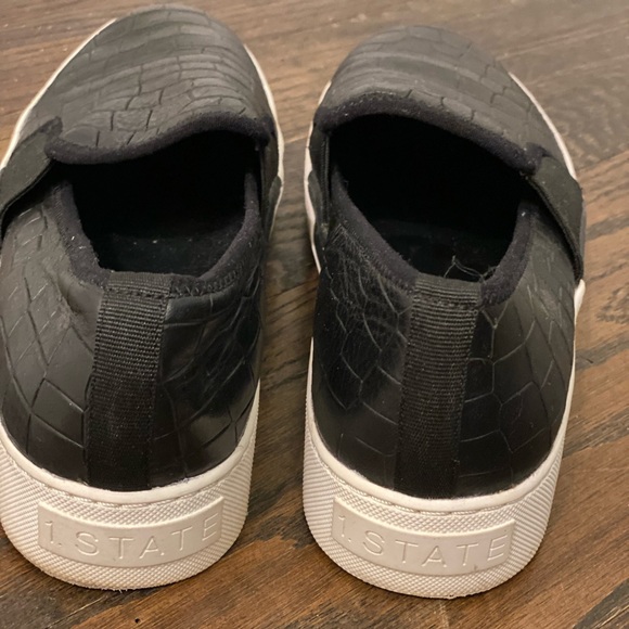 State black croc embossed leather slip on sneakers
1. State - Picture 5 of 9